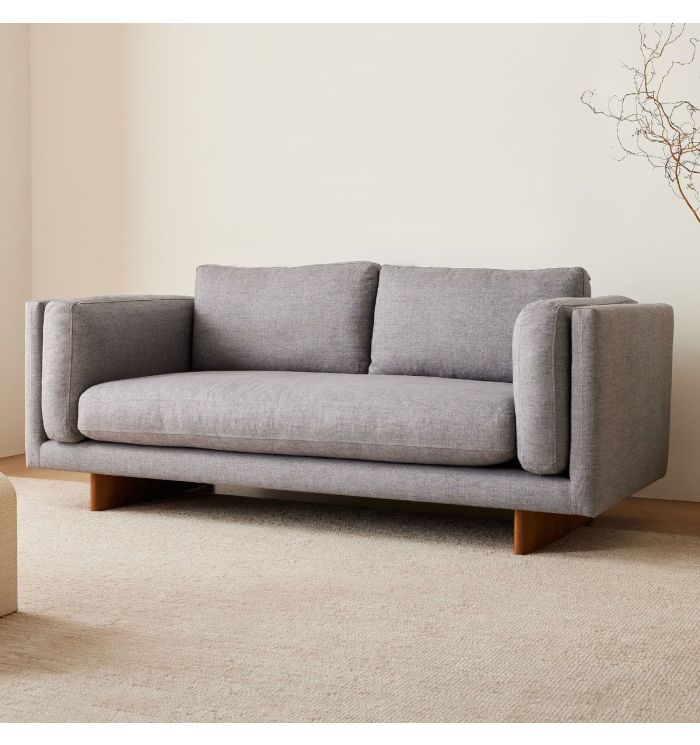 Arimo Sofa Couch Wood Legs