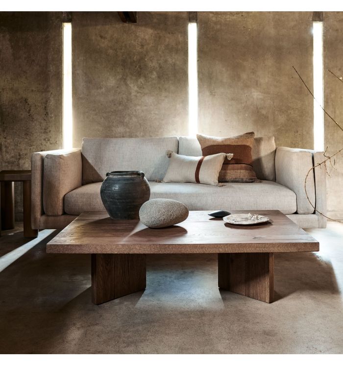 Arimo Sofa Couch Wood Legs