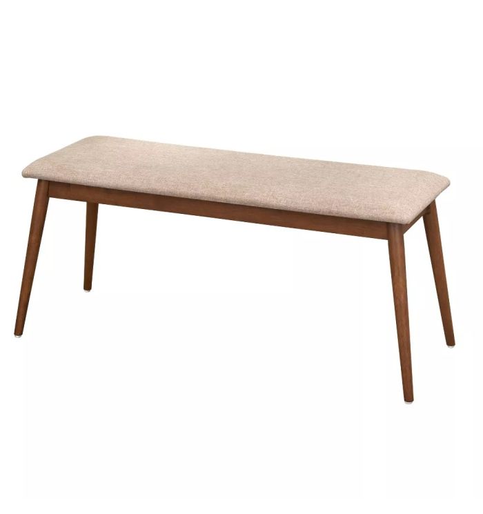 Neuton Wooden Cushioned Dining Bench